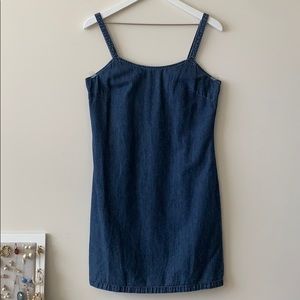 J. Crew denim tank mini dress sleeveless